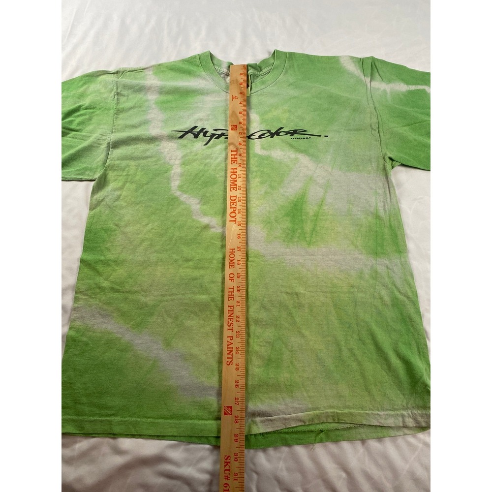 Generra Hypercolor T-Shirt Mens XL Green Good Vintage 90s Heat Sensitive USA - Picture 8 of 9